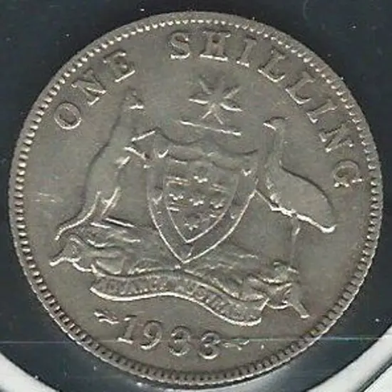 1933 Shilling. VF