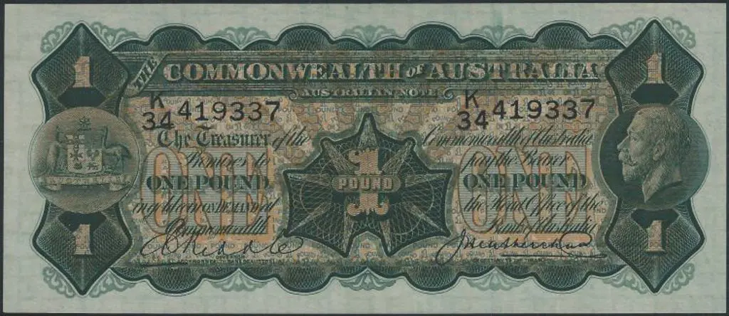 1927 £1 Riddle/Heathershaw. AUnc Image 1++