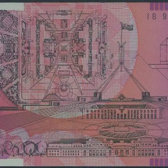1995 $5 Fraser/Evans Polymer with narrow bands. ...