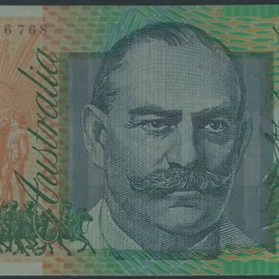 1996 $100 Fraser/Evans test note. Mc701bT. Fine