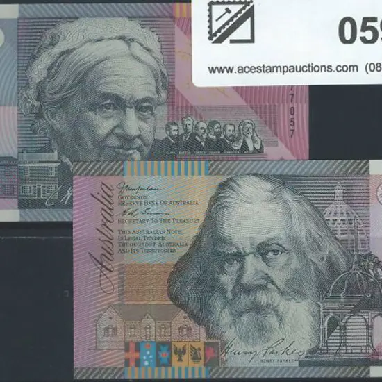 2001 $5 Henry Parkes Cent. Macfarlane/Evans ...