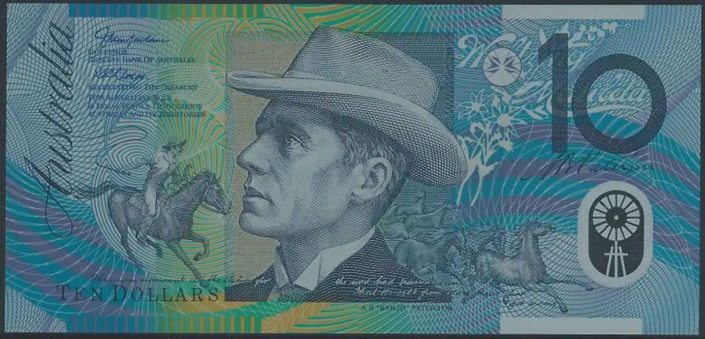 2002 $10 Macfarlane/Henry Polymer. Mc403a. Unc Image 1++