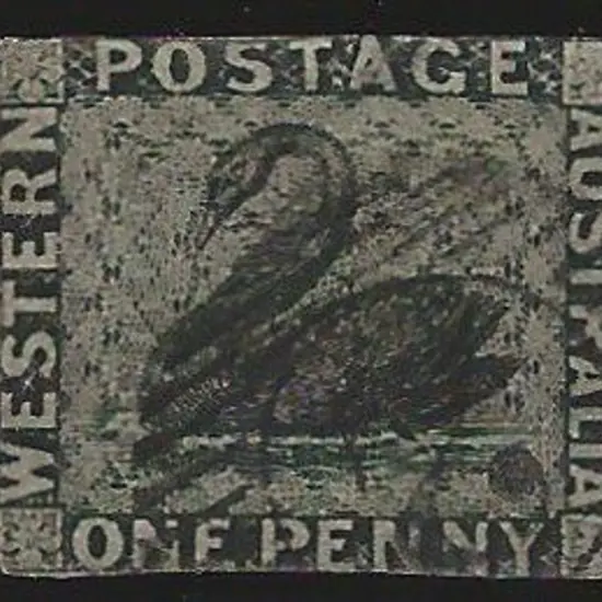 1854 1d black swan F/U with neat 15 bar 2 cancel. ...