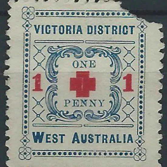 1900's (?) 1d "Victoria District One Penny West ...