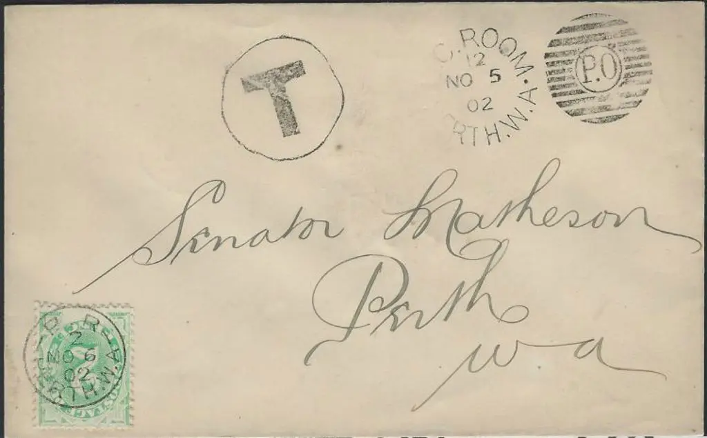 1902 (5th Nov) 2d emerald blank at base Postage ... Image 1++