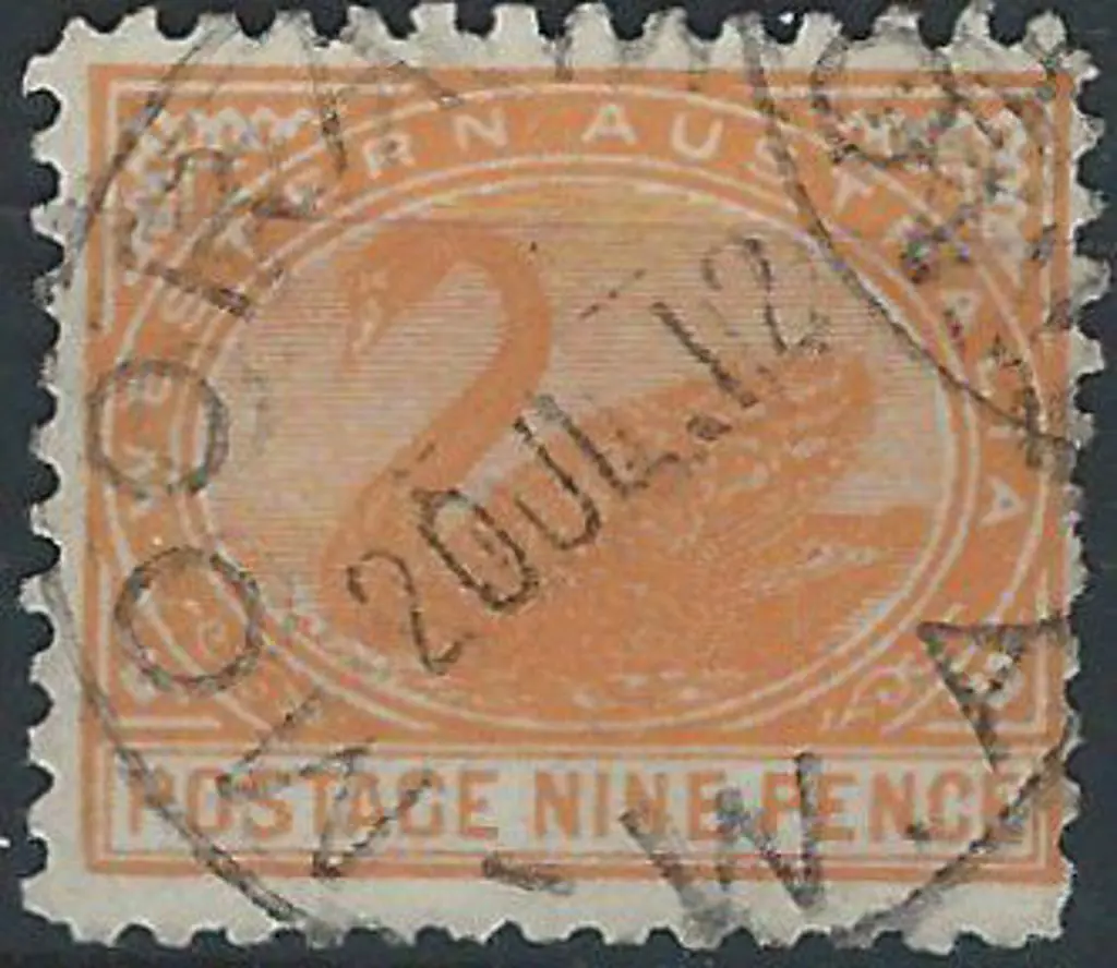 1905/12 9d yellow-orange, perf. 11 with ... Image 1++