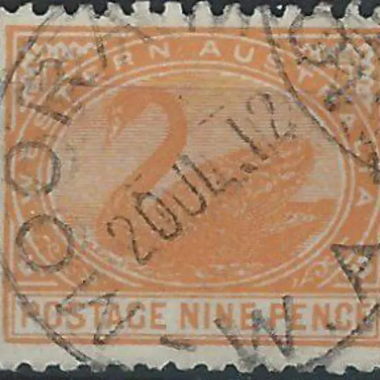 1905/12 9d yellow-orange, perf. 11 with ...