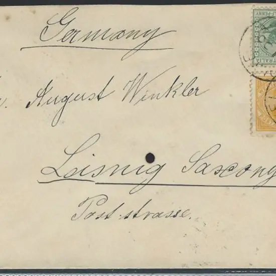 1907 (11th Oct) cover from Moolyella 3b cds (1) to ...