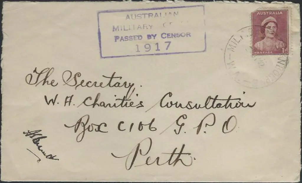 1942 (8th July) censored cover from Mil. PO ... Image 1++