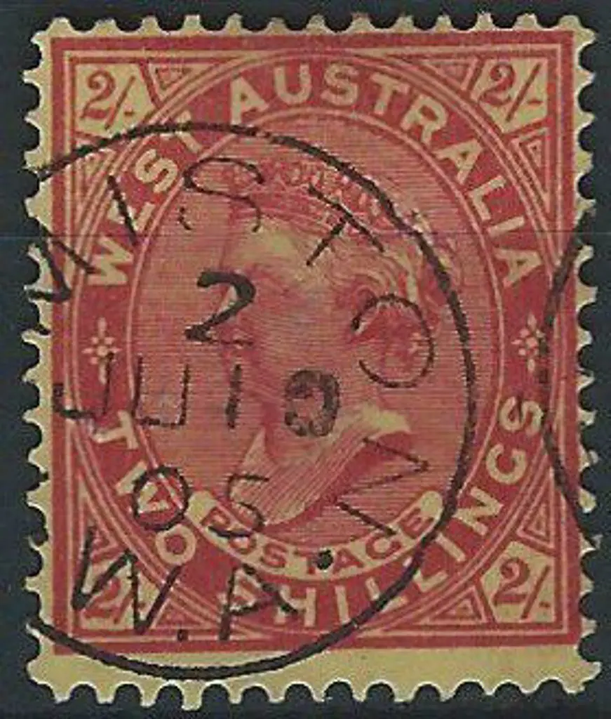 Fimiston 3b in 2 on 2/- red/yellow QV dated 10 JU ... Image 1++