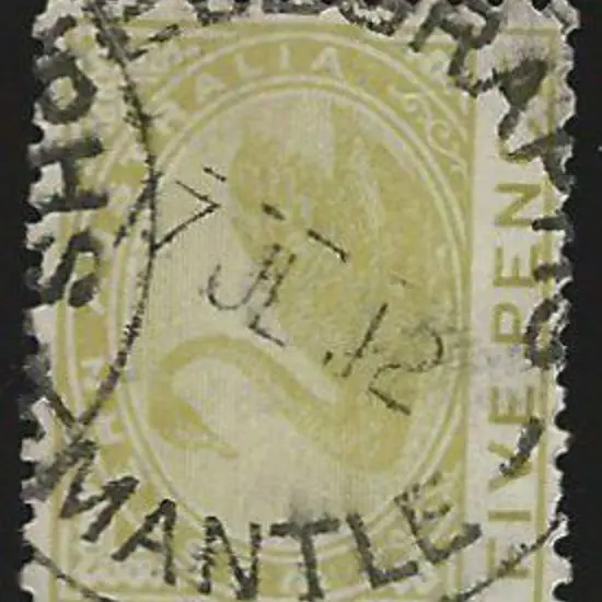 Fremantle Telegraphs on 5d pale greenish-yellow ...