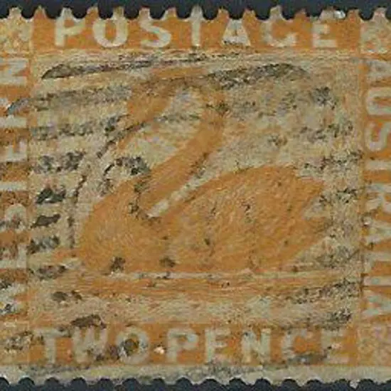 Ludlow 12 bar 36 on 2d yellow (1876) wmk crown CC ...