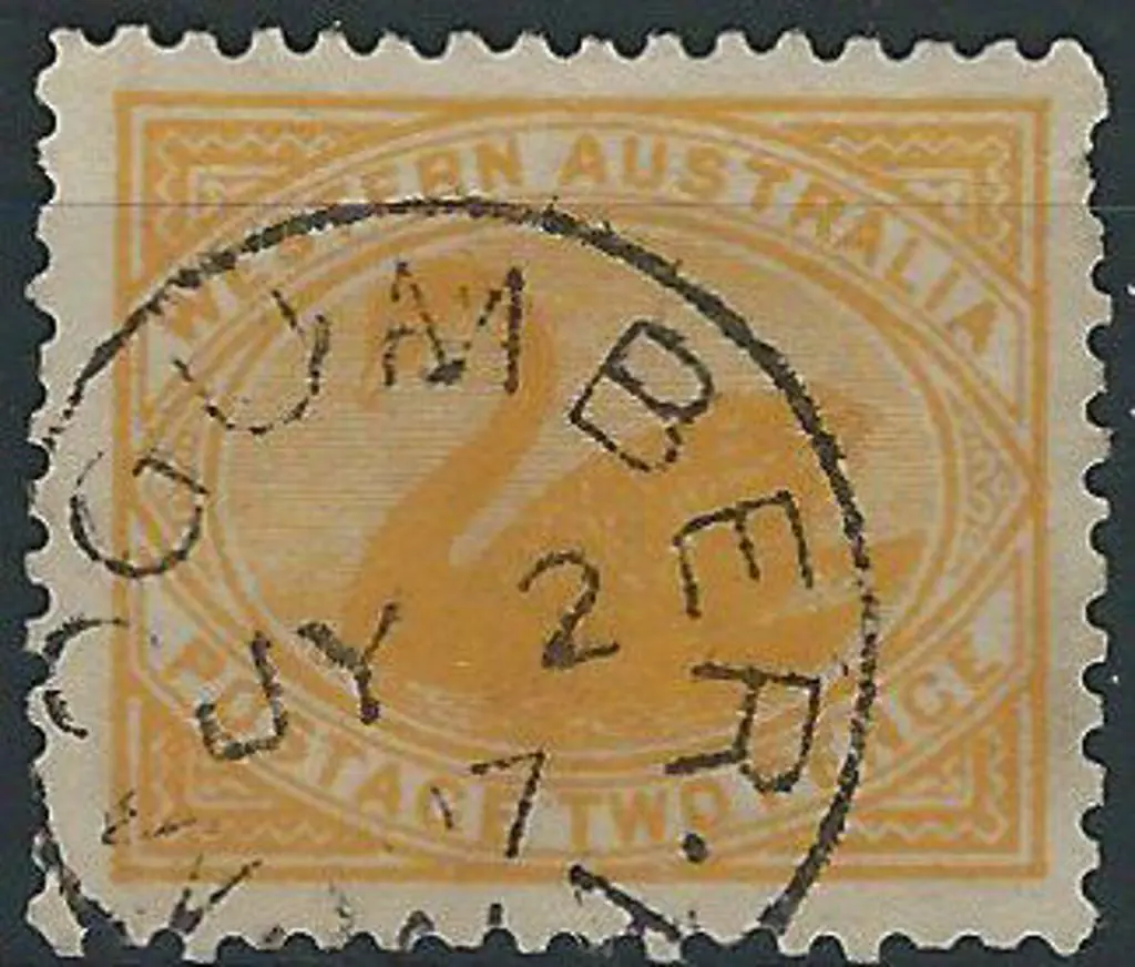 Mogumber 3b on 1d yellow swan dated 2 JU 07 (1-2) Image 1++