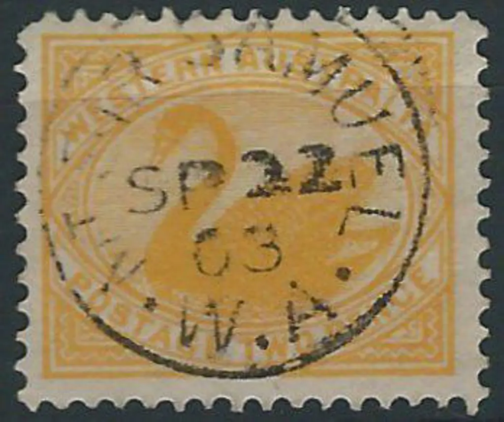 Mt Sir Samual on 2d yellow swan dated 22 SP 03. ... Image 1++