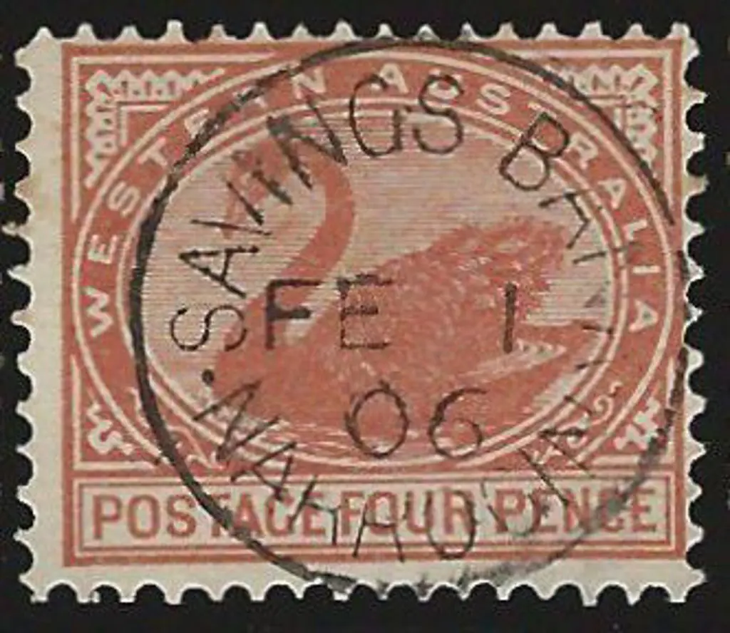 Narrogin Savings Bank Sbi on 4d chestnut dated 1 ... Image 1++