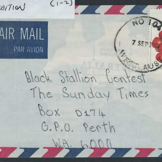 No. 104 (Shark Bay) dated 7th Sept 1981 on env ...