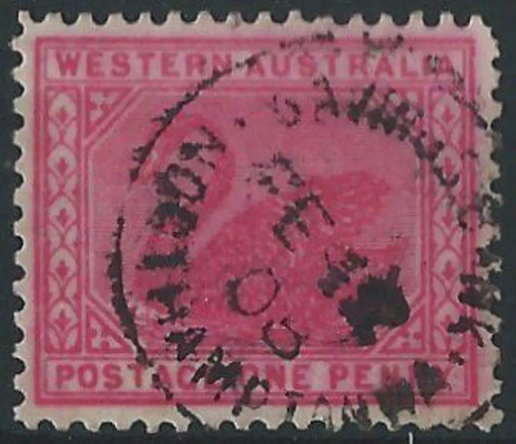 Northampton Savings Bank Sbii on 1d red swan dated ... Image 1++