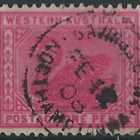 Northampton Savings Bank Sbii on 1d red swan dated ...