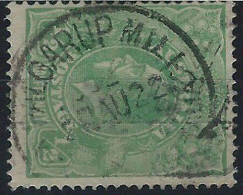 Palgarup Mill A26 on ½d green KGV dated 28 AU 22. ... Image 1++