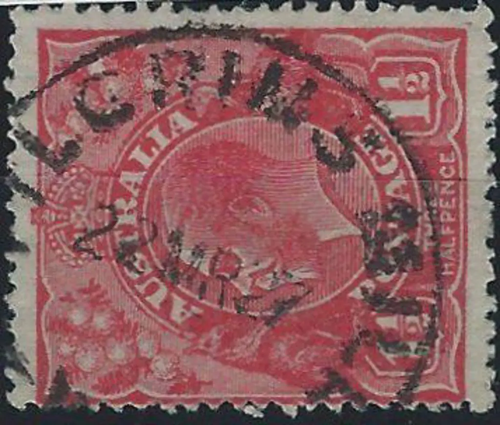 Pilgrims Mill A29 on 1½d red KGV dated 22 MR 27. ... Image 1++