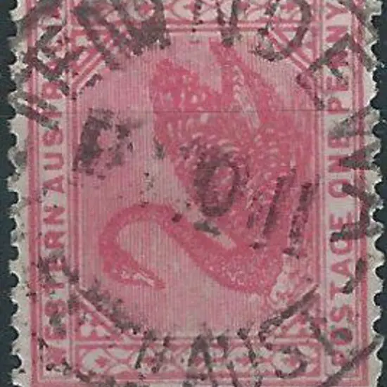 Tenindewa B28 on 1d red swan dated 18 NOV 11. PMI ...