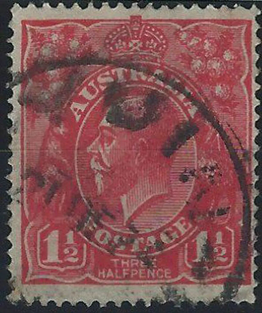 Yuin D30 on 1½d red JGV dated 24 DE 24. (1) Image 1++