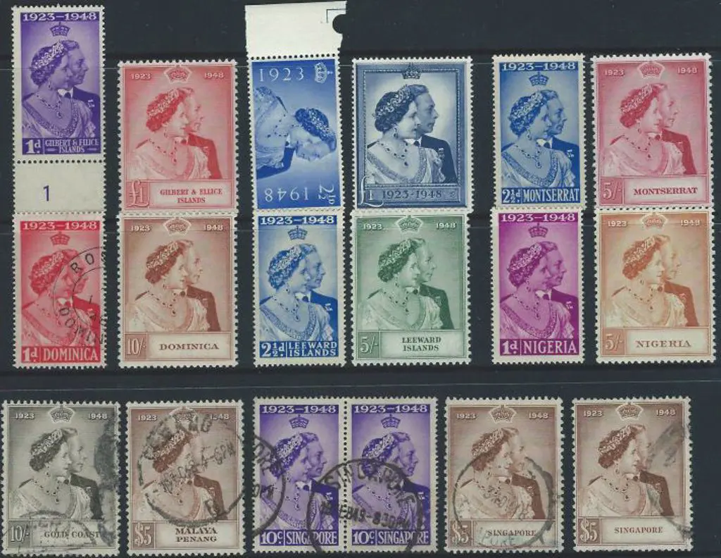 Royalty 1948 RSW range comprising sets for GB (£1 ... Image 1++