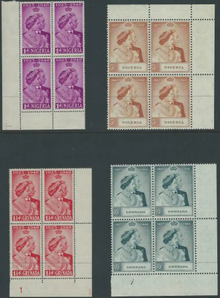 Royalty 1948 RSW sets in MUH corner blocks MUH for ... Image 1++