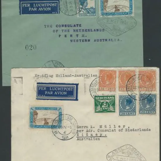 1931 (9th May) Batavia-Perth (Consulate of the ...