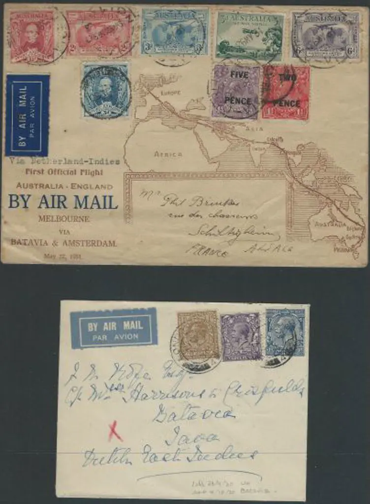 1931 (22nd May) KLM "Abel Tasman" FFC ... Image 1++