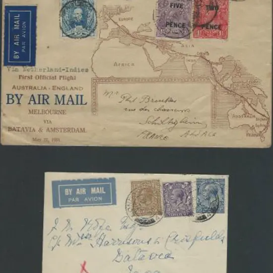 1931 (22nd May) KLM "Abel Tasman" FFC ...