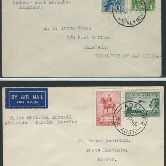 1933 (Feb) FFC Sydney to Port Moresby-Salamaua ...