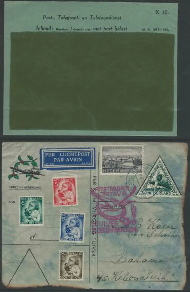 1934 (22nd Dec) KLM "Uiver" crash cover recovered ... Image 1++