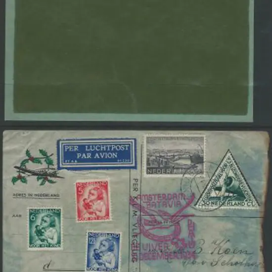 1934 (22nd Dec) KLM "Uiver" crash cover recovered ...