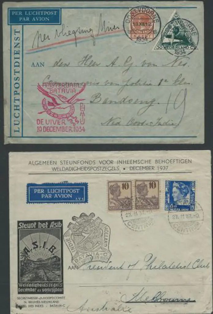 1934 (22nd Dec) KLM "Uiver" crash cover with ... Image 1++