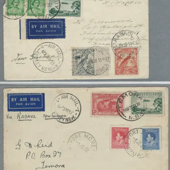 1938 (May) Aust to New Guinea & Aust to Papua ...