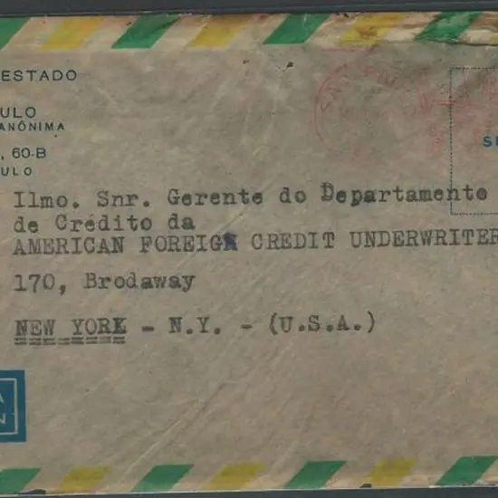 1948 (21st Jan) Brazil - New York crash cover ...
