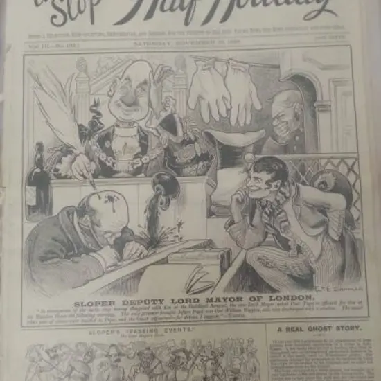 1882 "Funny Folks" (Newspapers) illustrated ...