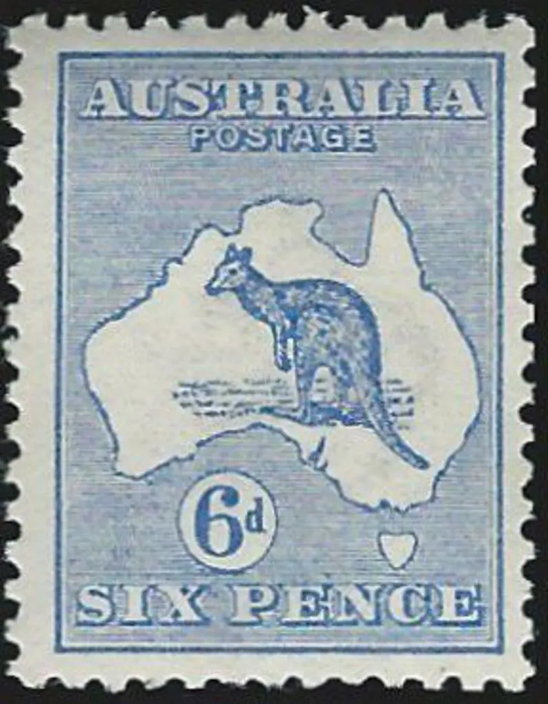 1913 1st wmk  6d ultramarine. MUH & well centred ... Image 1++