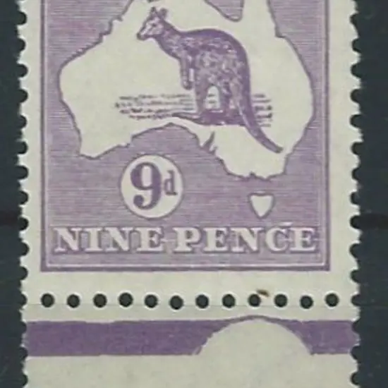 1923-30 Smult 9d pale violet. MUH marginal with ...