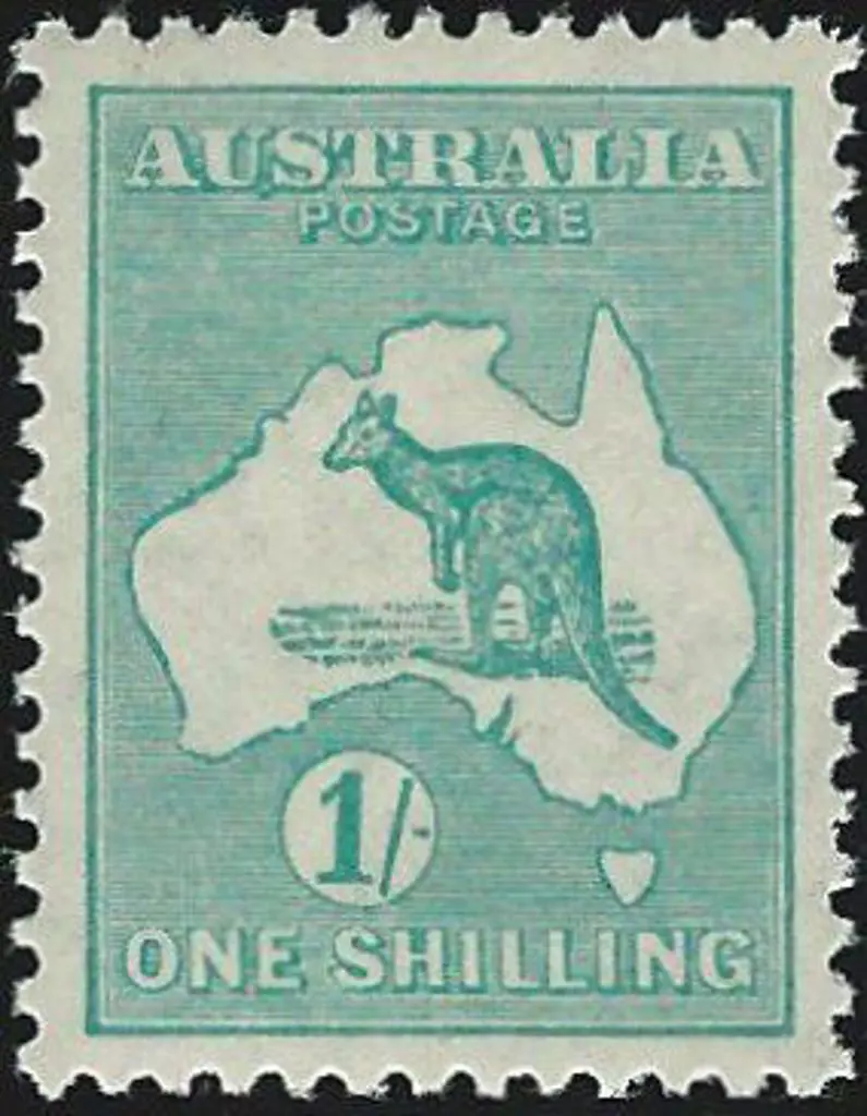 1923-30 Smult 1/- emerald. MUH & well centred with ... Image 1++