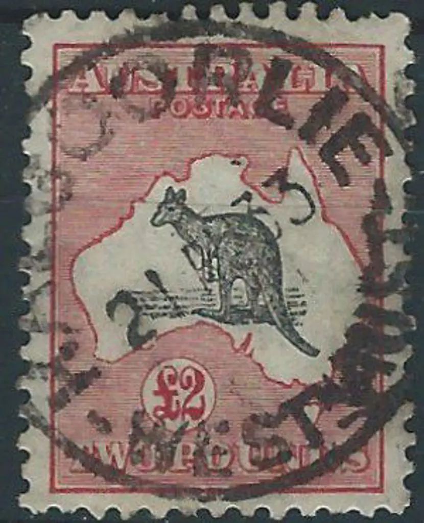 1923-30 Smult £2 black & rose well centred with ... Image 1++