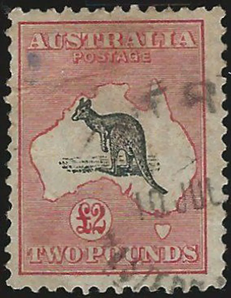 1931-47 CofA £2 black & rose. Lightly used with ... Image 1++