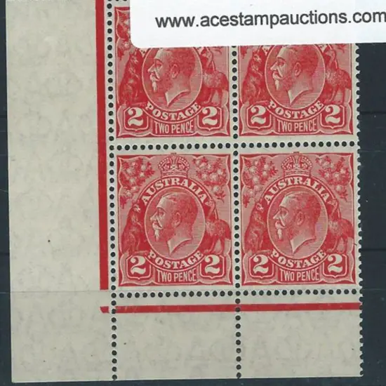 1926-30 SM wmk Perf 13½x12½ 2d golden scarlet ...