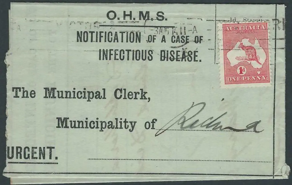 1914 (1st August) "Notification of a Case of ... Image 1++