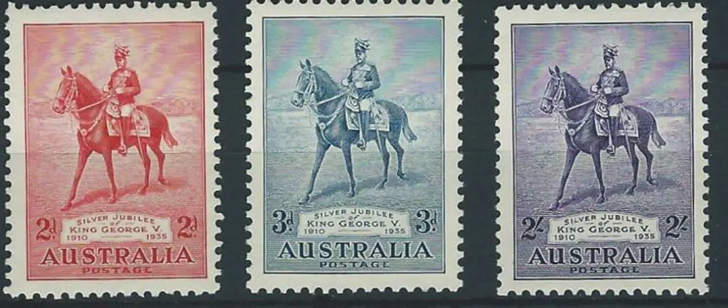 1935 Silver Jubilee set of 3 MUH & well centred. ... Image 1++