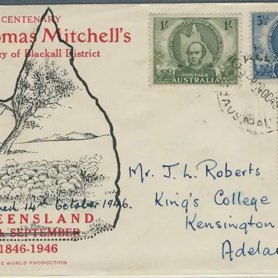 1946 (14th Oct) Mitchell set of 3 on Wide World ...