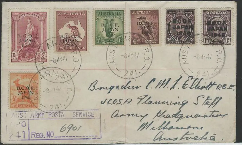 1947 (8th May) Regd TPO 241 AAPS cover to Army HQ ... Image 1++