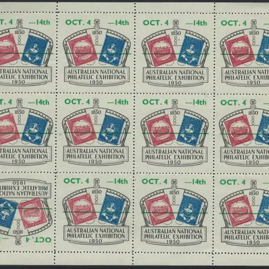 1950 Australian National Philatelic Exhibition ...