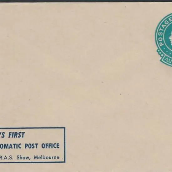 1962 5d light blue QEII embossed env. with imprint ...